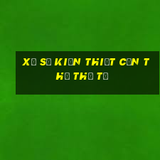 xổ số kiến thiết cần thơ thứ tư