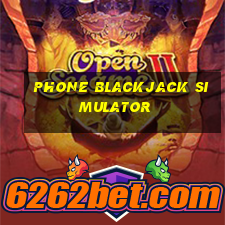 phone blackjack simulator