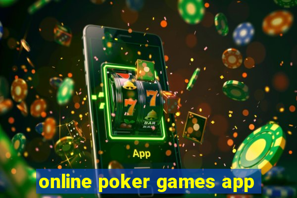 online poker games app