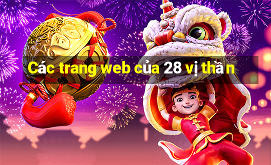 Các trang web của 28 vị thần