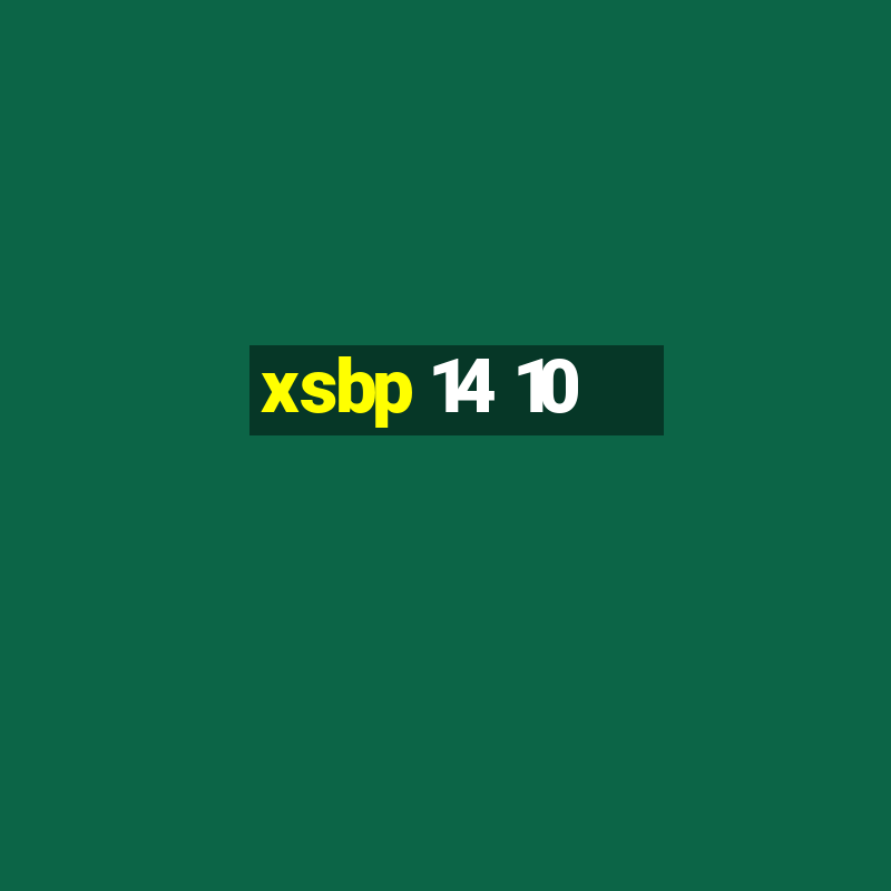 xsbp 14 10