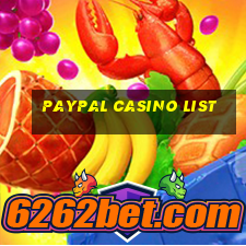 paypal casino list