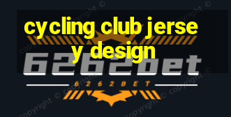 cycling club jersey design