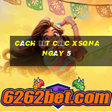 Cách đặt cược XSQNA ngày 5