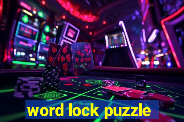 word lock puzzle