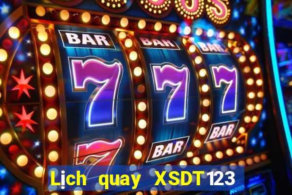 Lịch quay XSDT123 Thứ 3