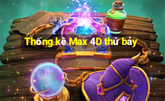 Thống kê Max 4D thứ bảy