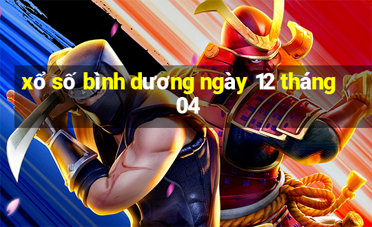 xổ số bình dương ngày 12 tháng 04