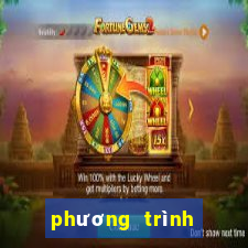 phương trình hoá học