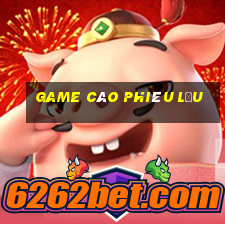 game cáo phiêu lưu