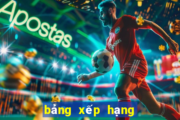 bang xep hang bong da