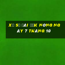 xổ số đài đắk nông ngày 7 tháng 10