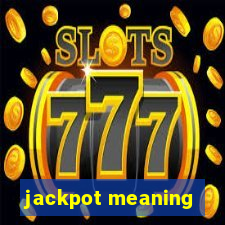 jackpot meaning