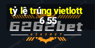 tỷ lệ trúng vietlott 6 55