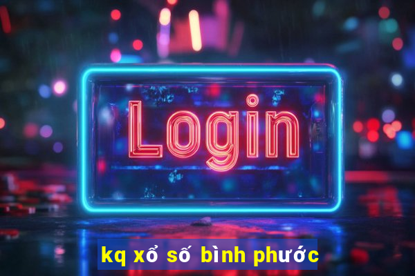 kq xổ số bình phước