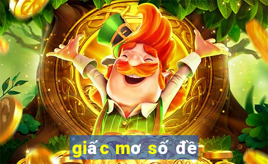 giấc mơ số đề