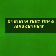 xổ số kiến thiết tiền giang chủ nhật