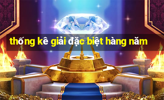 thống kê giải đặc biệt hàng năm