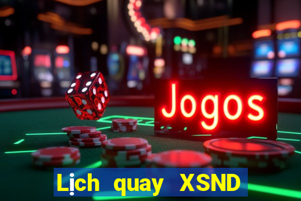 Lịch quay XSND ngày 25