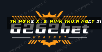 Thống kê Xổ Số ninh thuận ngày 31