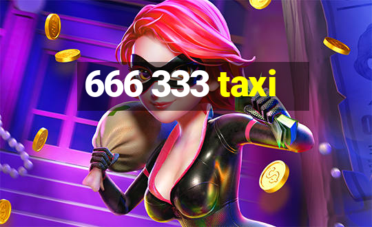 666 333 taxi