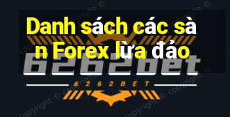 Danh sách các sàn Forex lừa đảo