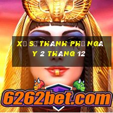 xổ số thành phố ngày 2 tháng 12