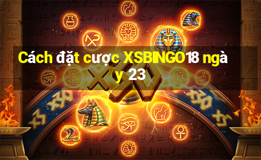 Cách đặt cược XSBINGO18 ngày 23