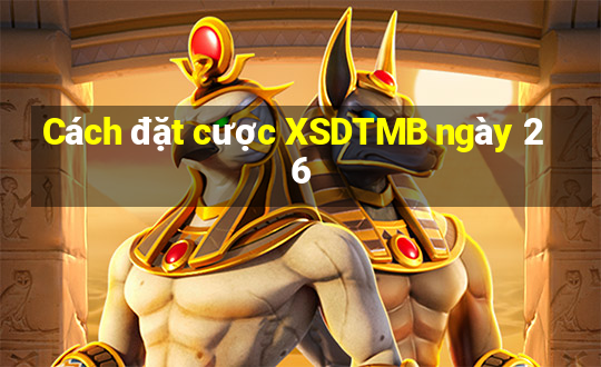 Cách đặt cược XSDTMB ngày 26