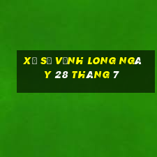 xổ số vĩnh long ngày 28 tháng 7