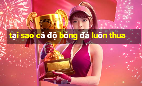 tại sao cá độ bóng đá luôn thua