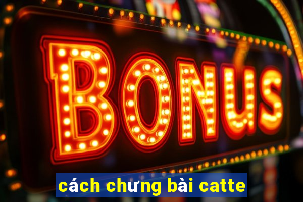 cách chưng bài catte