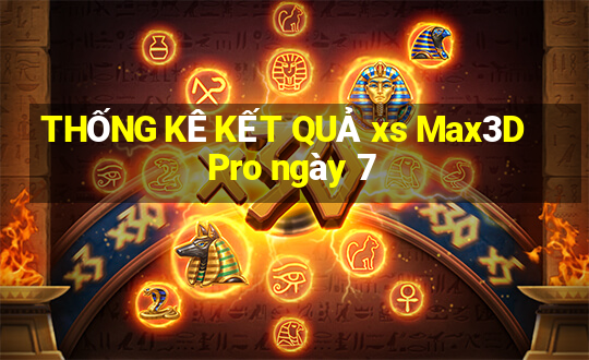 THỐNG KÊ KẾT QUẢ xs Max3D Pro ngày 7