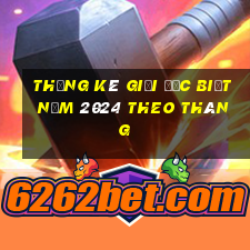 thống kê giải đặc biệt năm 2024 theo tháng