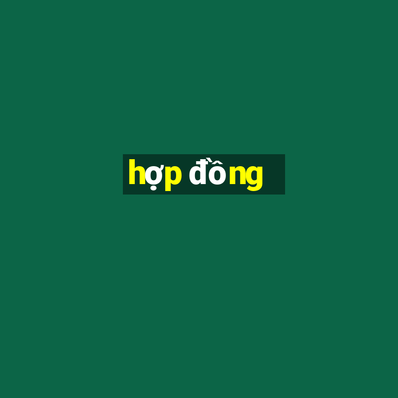 hợp đồng