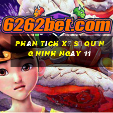 Phân tích Xổ Số quảng ninh ngày 11