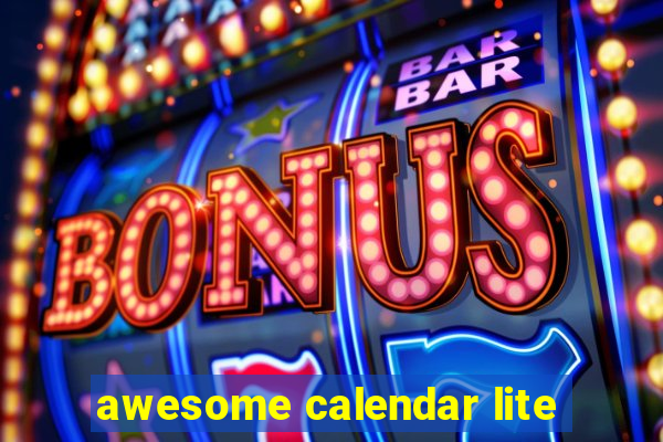 awesome calendar lite