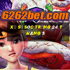 xổ số sóc trăng 24 tháng 5