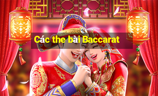 Các the bài Baccarat