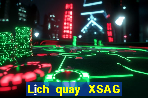 Lịch quay XSAG ngày 20