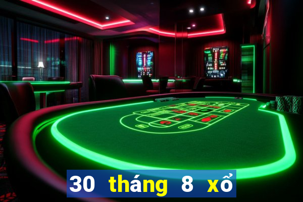 30 tháng 8 xổ số miền bắc