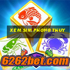 xem sim phong thuy