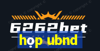 họp ubnd