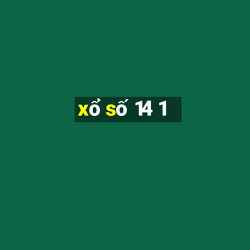 xo so 14 1