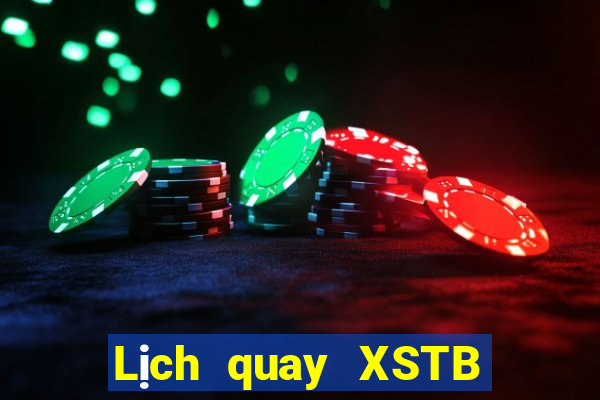 Lịch quay XSTB Chủ Nhật