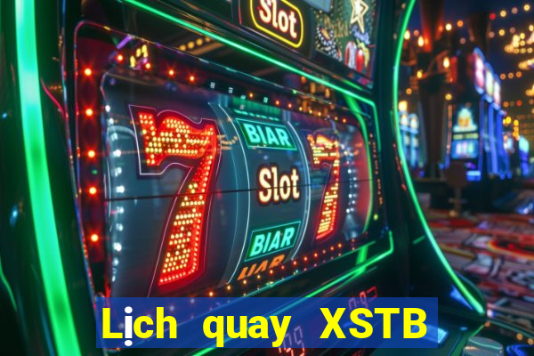 Lịch quay XSTB Chủ Nhật