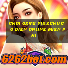 choi game pikachu co dien online mien phi