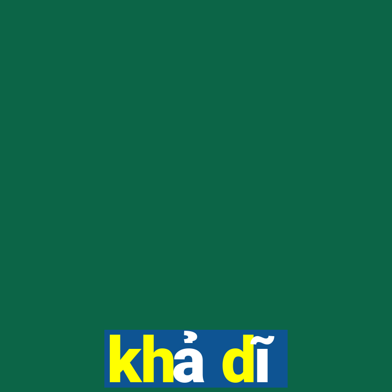 khả dĩ