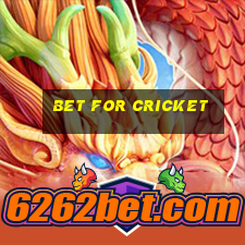 bet for cricket