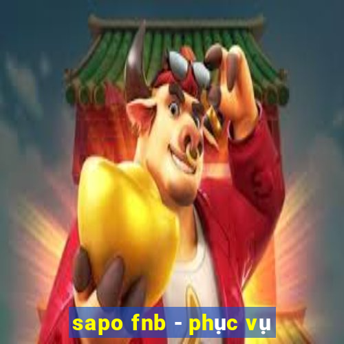 sapo fnb - phục vụ